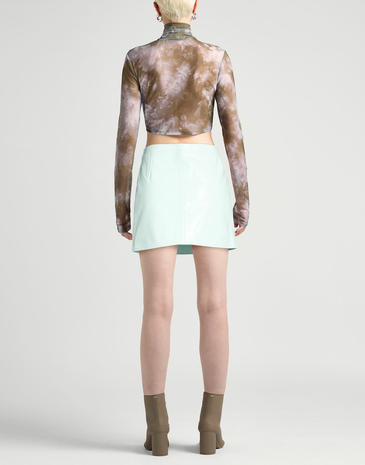 Courrèges Womens Mini skirt Light in Green