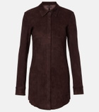 Stouls Geraldine suede shirt dress