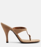 Herbert Levine Kiss And Tell 100 suede mules