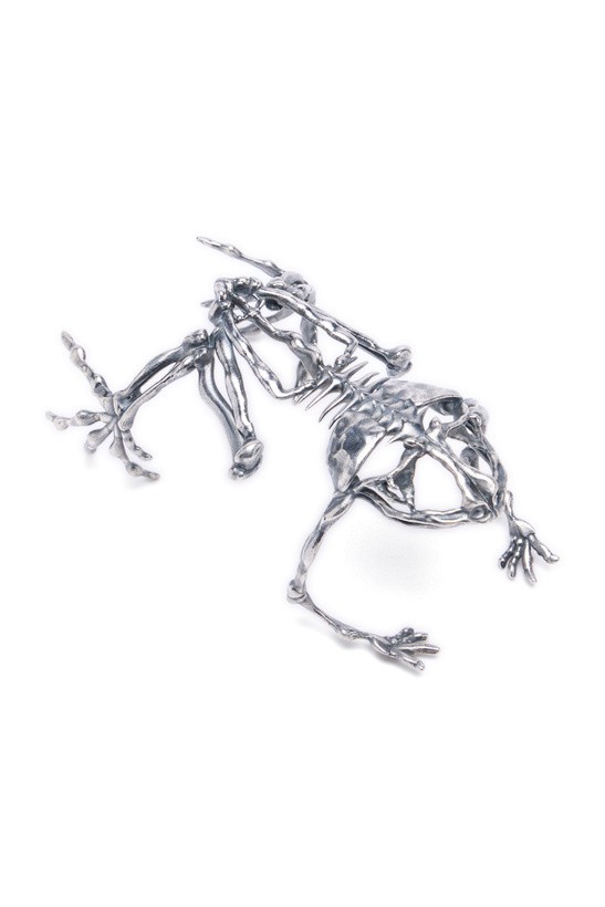 Photo: Diesel Skeleton-effect metal bracelet - Bracelets Womens in Silver