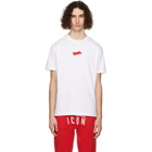 Dsquared2 White Taped2 T-Shirt