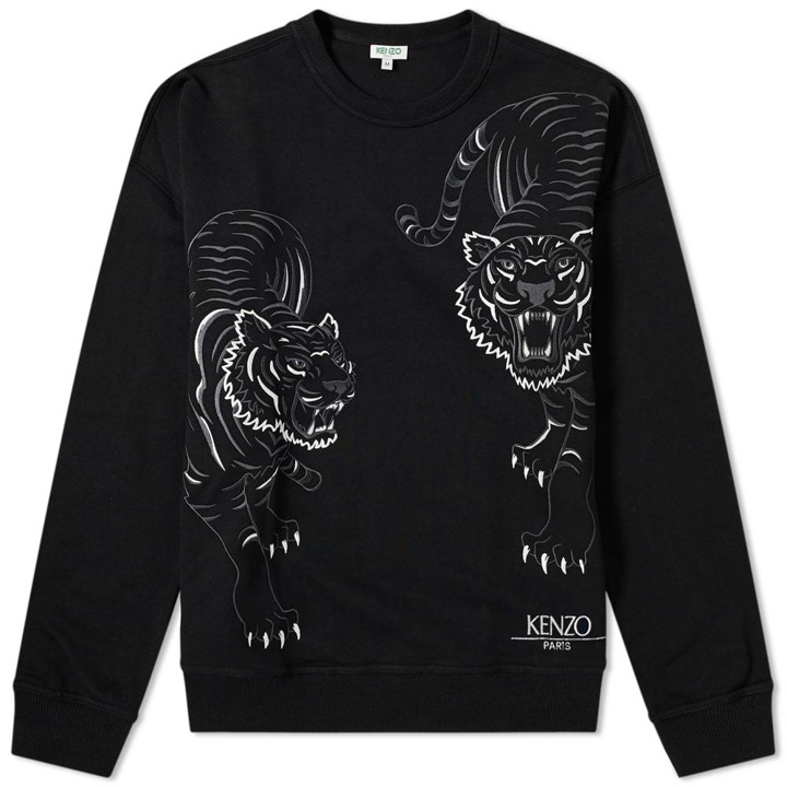 Photo: Kenzo Double Tiger Sweat Black