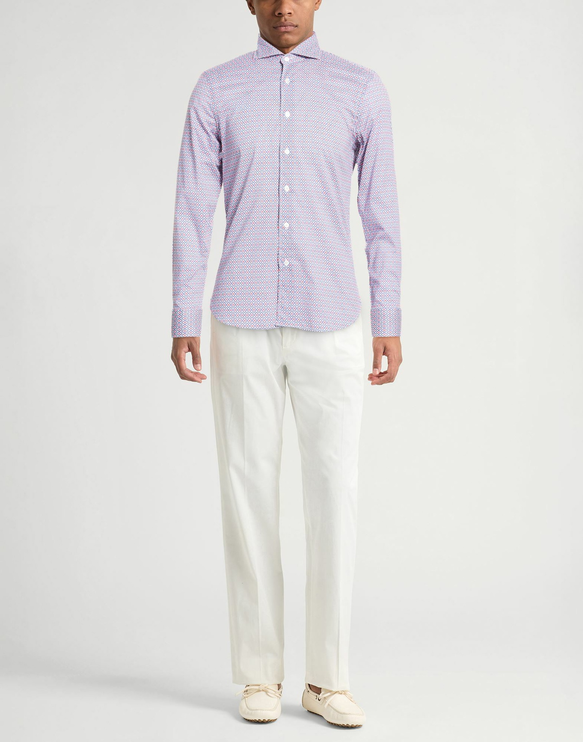 Fedeli Mens Shirt Slate in Blue