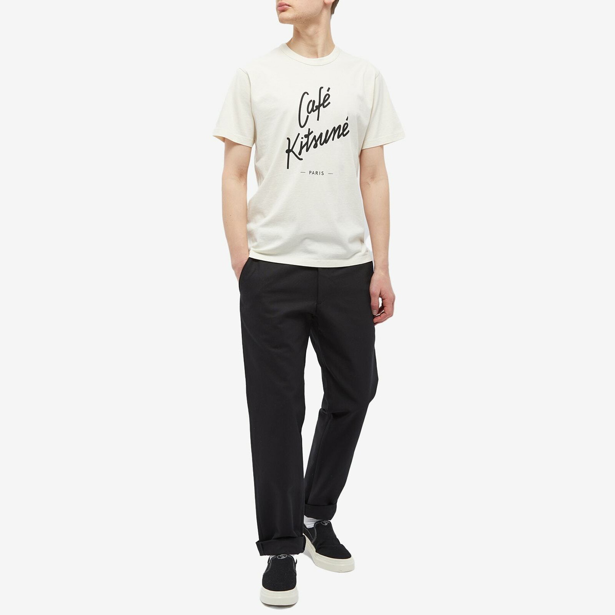 【MAISON KITSUNE】Cafe Kitsune Tシャツ CAFE KITSUNE RELAX TEE-SHIRT | Maison Kitsuné
