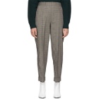 3.1 Phillip Lim Black Houndstooth Tapered Trousers