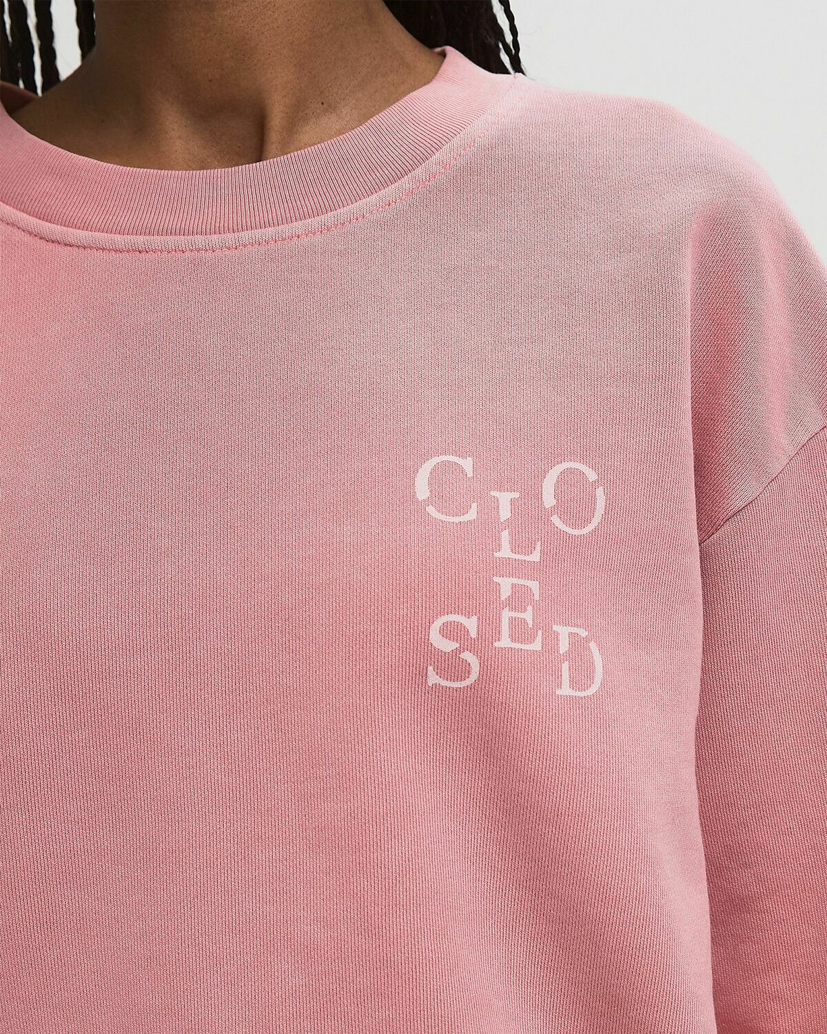 CLOSED PRINTED SWEATSHIRT pink Women