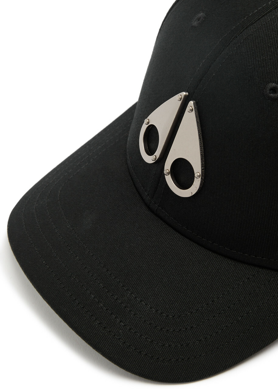 Moose Knuckles Icon Logo Cotton cap - Black - One Size