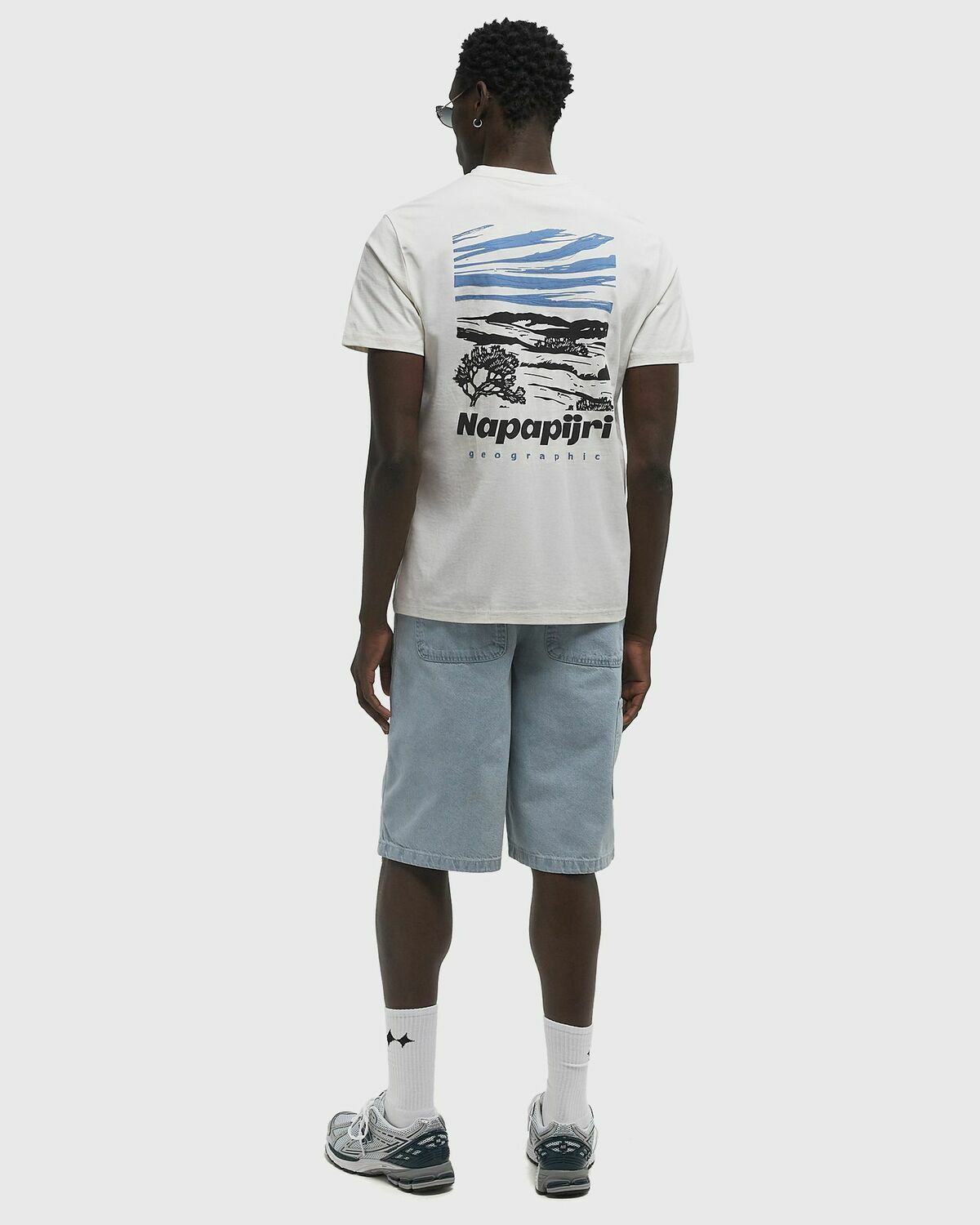 Napapijri S-VIGNONI BACK SS TEE White Mens Shortsleefe