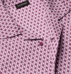 Ermenegildo Zegna - Printed Cotton-Blend Pyjama Set - Grape
