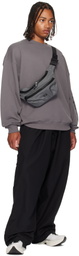 Y-3 Gray Staple Belt Bag