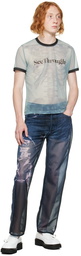 Doublet Black Graphic Print Trousers