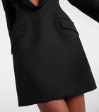 Alexander McQueen Wool tuxedo minidress