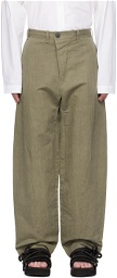 Jan-Jan Van Essche Khaki #72 Trousers