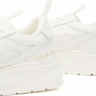 Woman by Common Projects Women's Track 90 Trainers Sneakers in Bone White