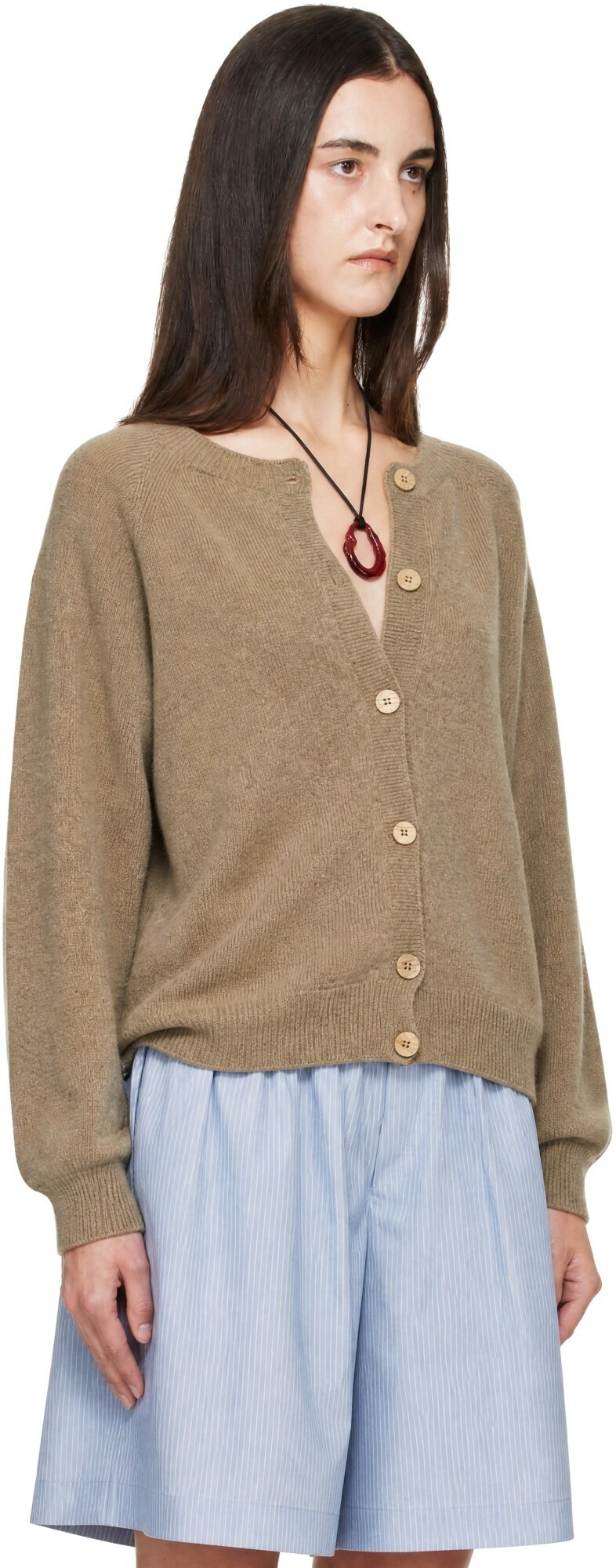 Baserange Brown Soar Cardigan