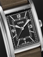Oris - Rectangular Automatic 25.5mm Stainless Steel and Leather Watch, Ref. No. 01 561 7783 4063-07 5 19 16
