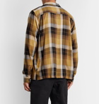 Stüssy - Camp-Collar Checked Flannel Shirt - Yellow