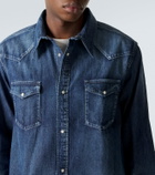 Visvim Social Sculpture faded denim shirt