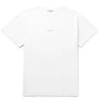 Acne Studios - Logo-Print Garment-Dyed Cotton-Jersey T-Shirt - Men - White
