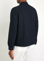 Sunspel Textured Stretch-wool Jacket Navy