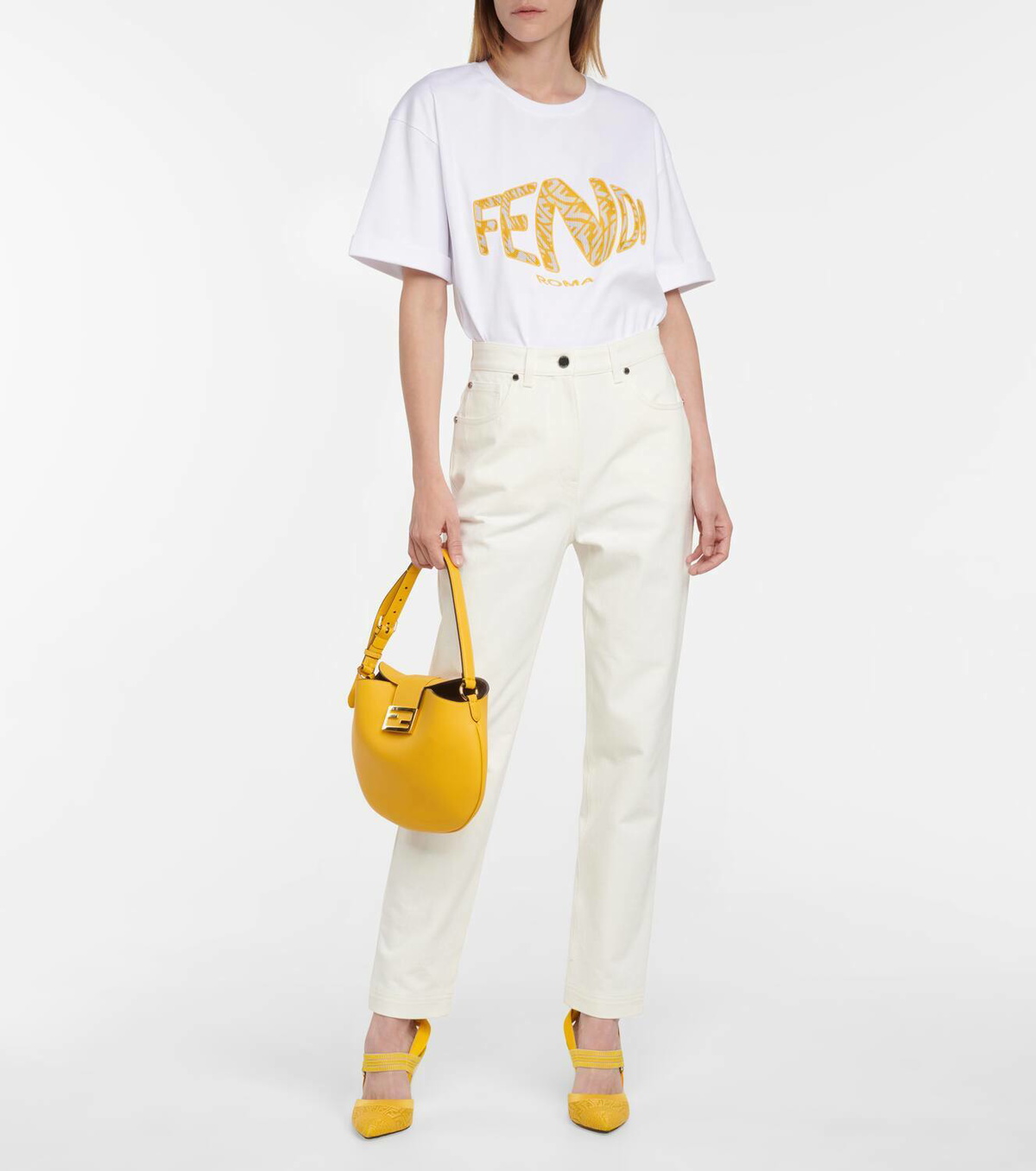 Fendi High-rise slim jeans