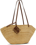 Loewe Tan Shell Small Basket Tote