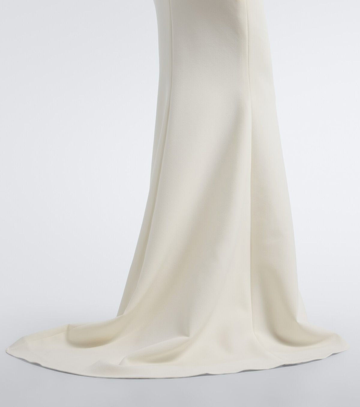 Safiyaa Bridal Ivon draped crêpe gown