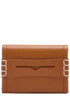 JW Anderson Loafer Leather Card Holder - Tan - One Size