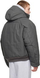 Seventh Gray Orb Puffer Coat