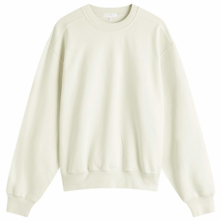 Photo: Lady White Co. Men's Mini Crewneck Sweatshirt in Off White