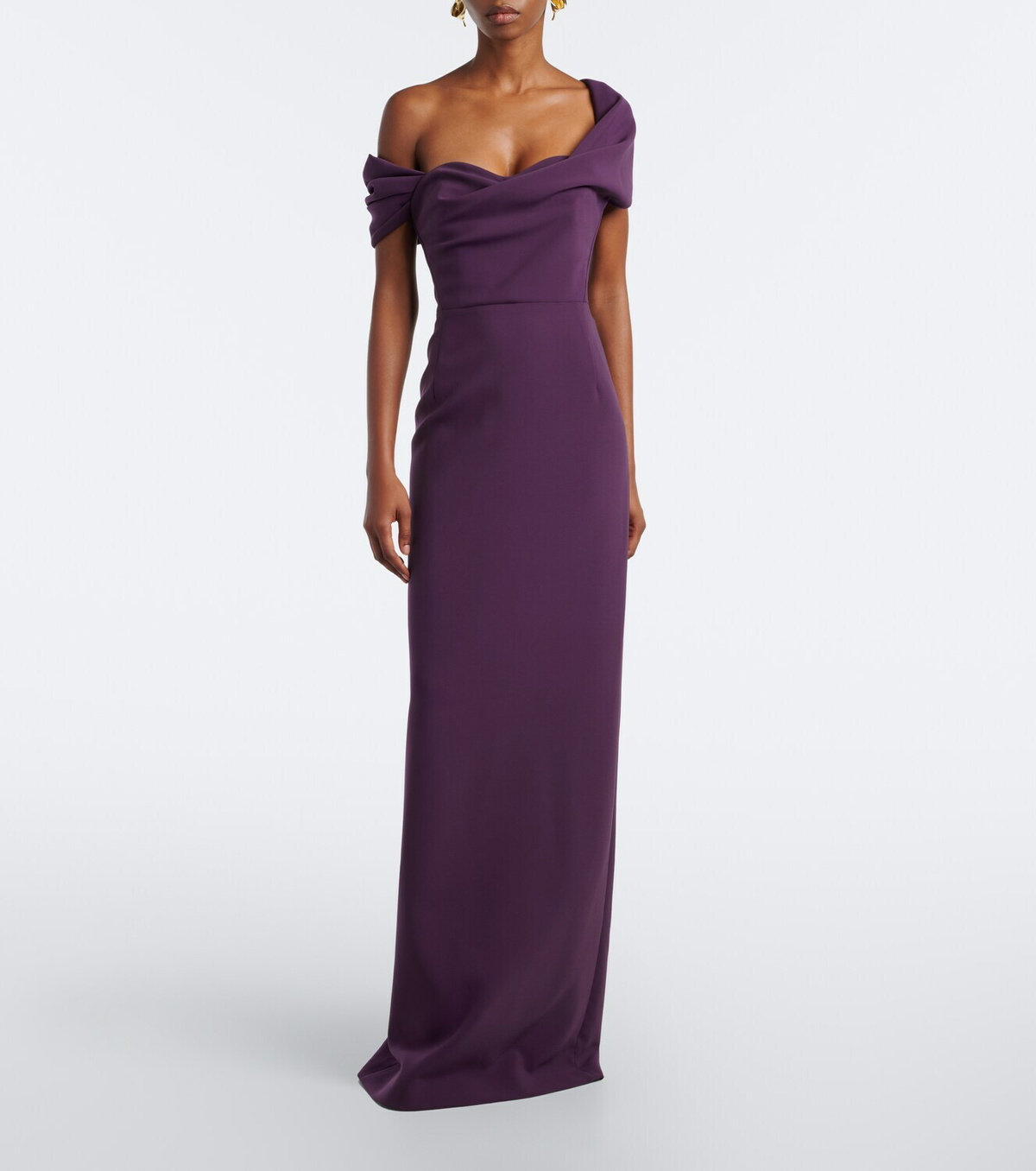 Carolina Herrera Sofia crêpe gown