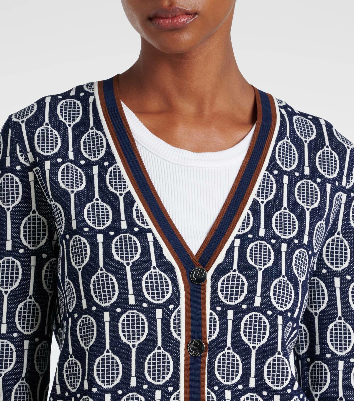 Tory Sport Jacquard cardigan Tory Sport