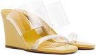 Maryam Nassir Zadeh Yellow Olympia Wedge Heeled Sandals