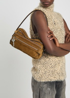 Acne Studios Camero Party Suede Shoulder bag - Brown - One Size