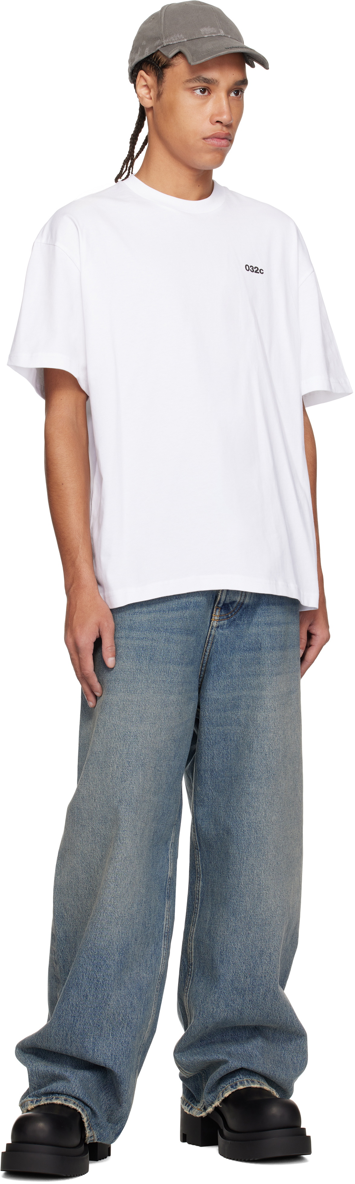 032c White 'SS-25, Paris' T-shirt