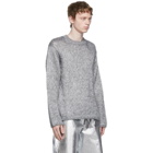 Comme des Garcons Homme Plus Silver Spark Sweater