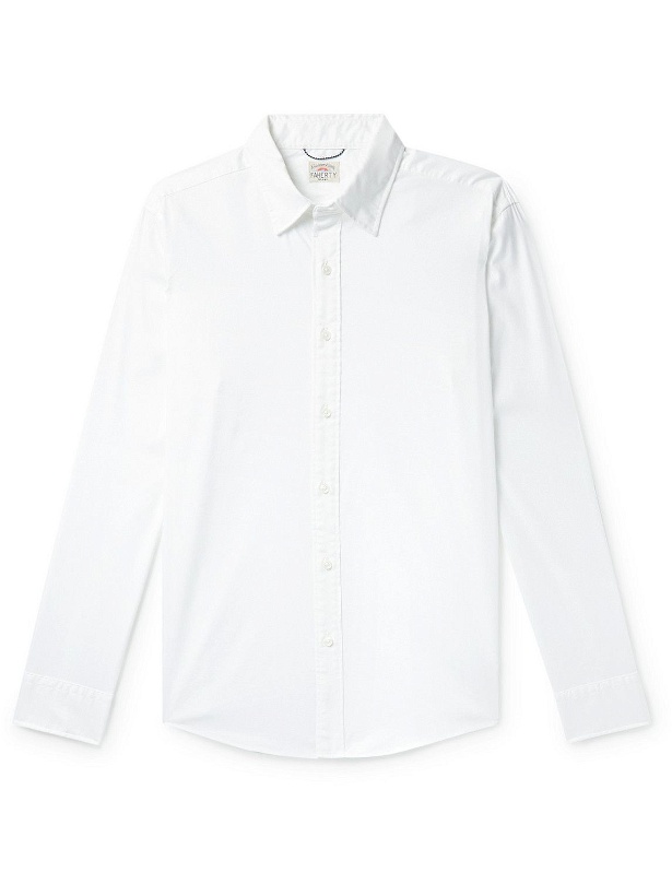 Photo: Faherty - Movement Stretch Supima Cotton-Blend Shirt - White