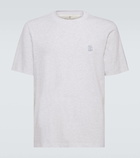 Brunello Cucinelli Logo cotton jersey T-shirt