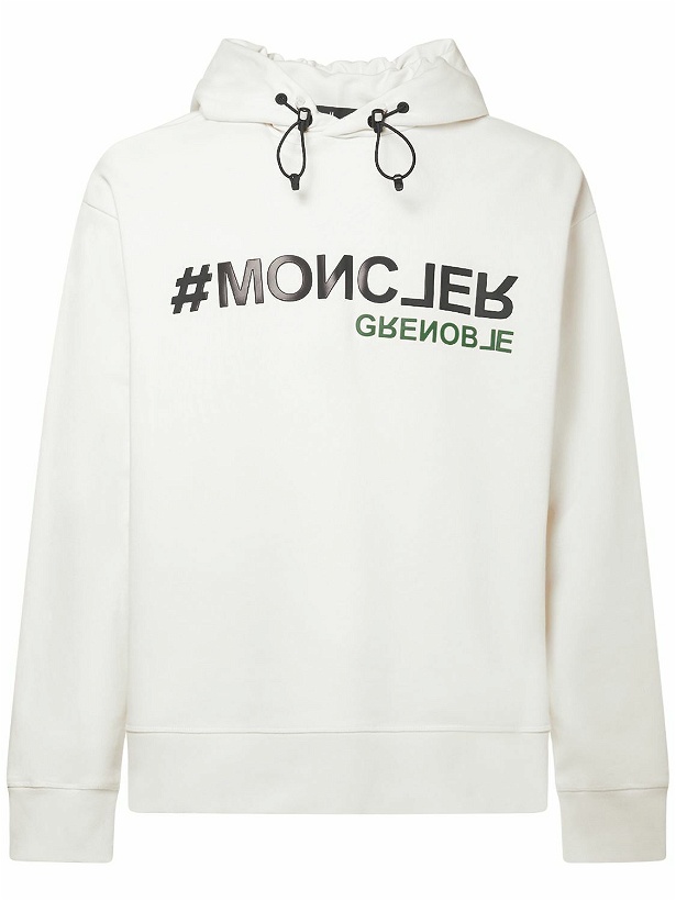 Photo: MONCLER GRENOBLE - Combed Cotton Sweatshirt Hoodie
