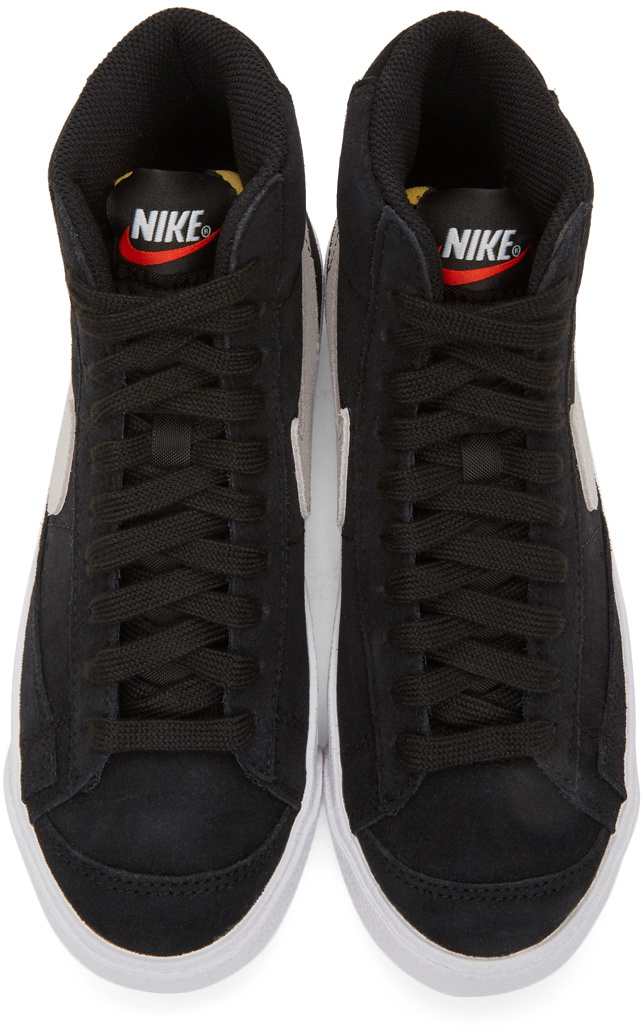 suede black nike blazers