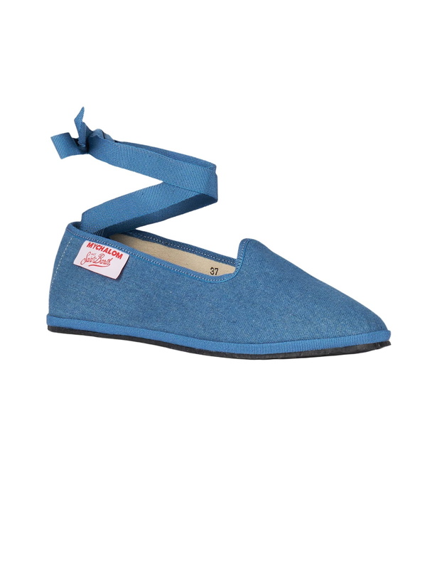 Photo: MC2 Saint Barth Woman Denim Slipper Loafers | My Chalom Special Edition