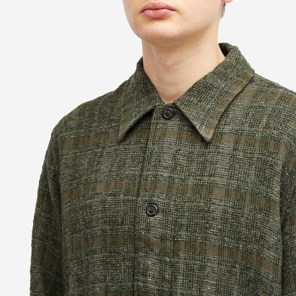 【OURLEGACY】HAVEN JACKET ヘブンジャケット Sparse Check Our Legacy Men's Check Haven Jacket in Seaweed Sparse Check