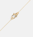 Sophie Bille Brahe Soleil Simple 18kt gold necklace with diamonds