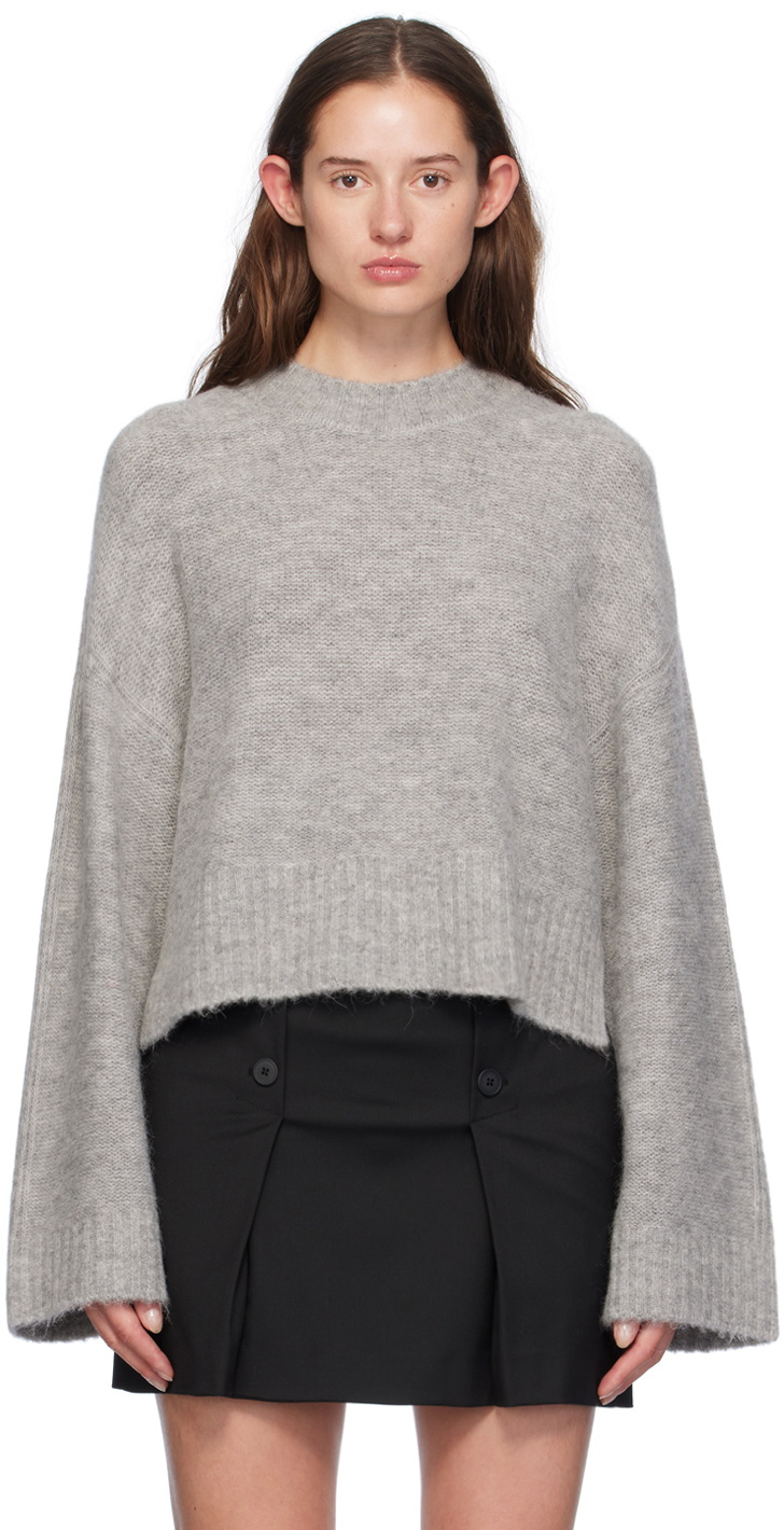 The Garment Gray Margrethe Slit Sweater