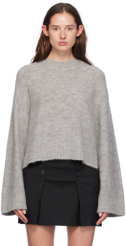 Photo: The Garment Gray Margrethe Slit Sweater