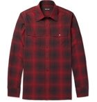 TOM FORD - Slim-Fit Checked Cotton Shirt - Men - Red