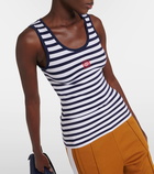 Loewe Anagram striped tank top
