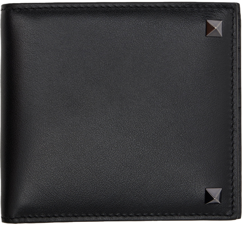 Valentino Garavani Black Rockstud Wallet