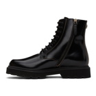 Gucci Black Mystras Lace-Up Boots