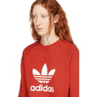 adidas Originals Red Warm-Up Sweatshirt